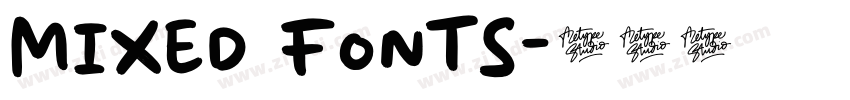 mixed fonts字体转换